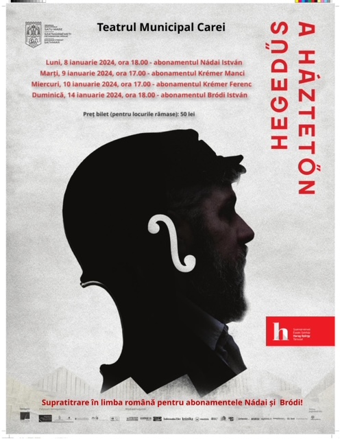 Musicalul Scripcarul pe acoperiș va fi jucat de Trupa Harag György la Teatru din Carei