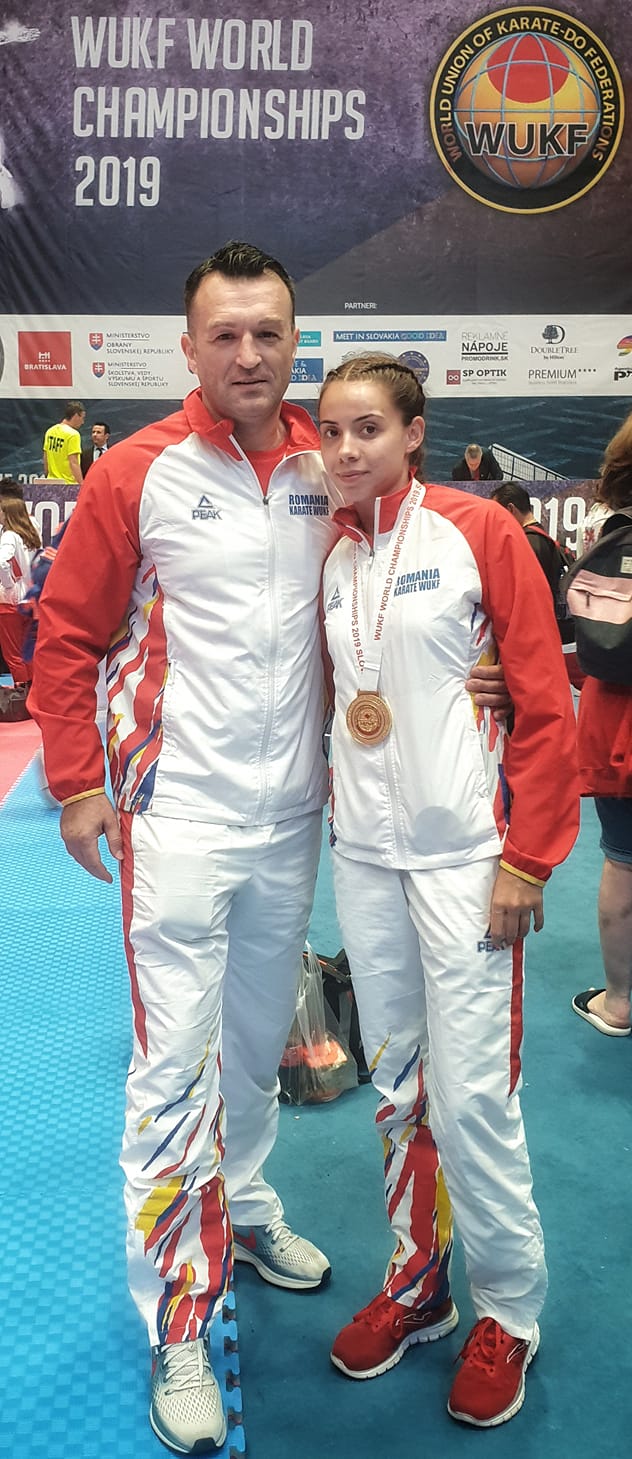 Karate WUKF.  Daiana Vancsa va participa la Campionatul European din Franța