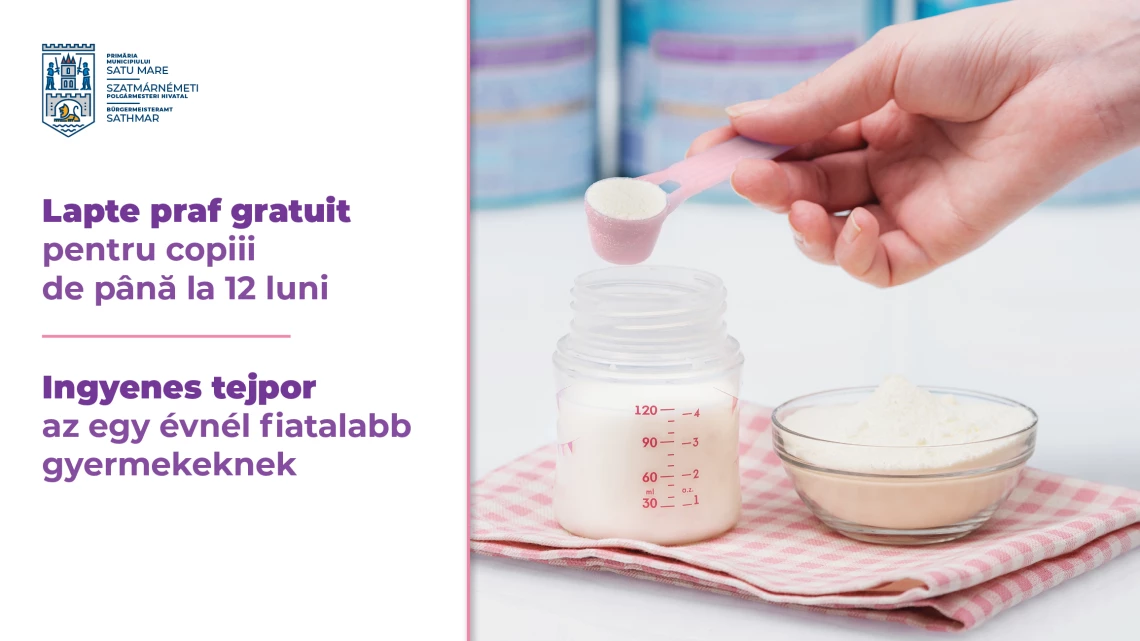 A reînceput distribuirea laptelui praf gratuit pentru copiii de până la un an