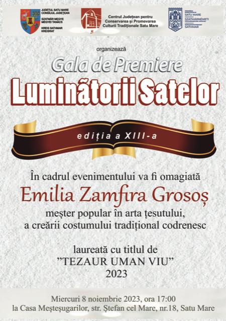 Gala de Premiere „Luminătorii Satelor” – ediția a XIII -a