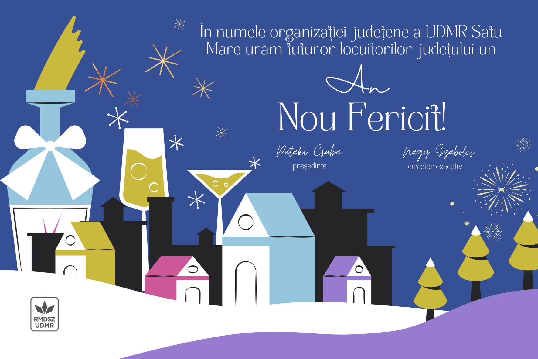 Felicitări An Nou 2024 - Primăria SM / Instituţii