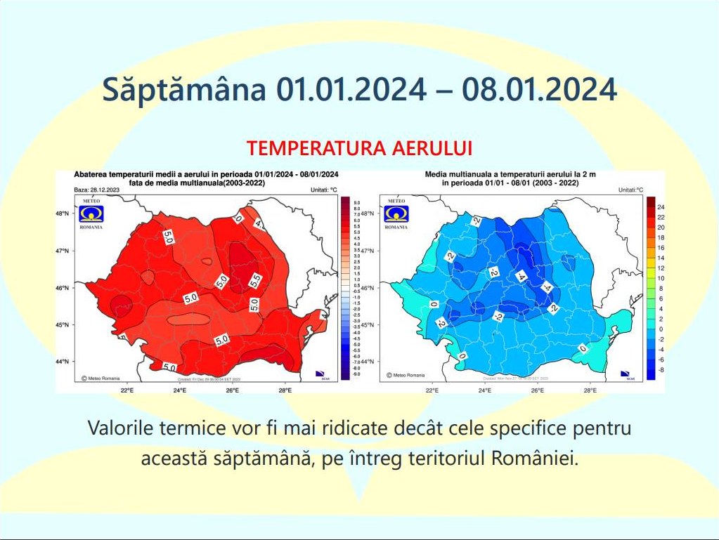 PROGNOZĂ. Cum va fi vremea de Revelion la Satu Mare