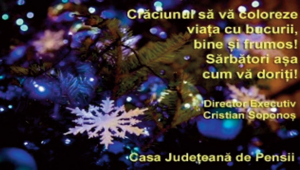 Felicitări de Crăciun 2023 - Primării & Instituţii