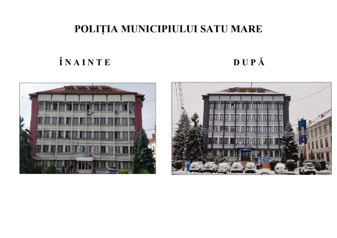Sediul IPJ Satu Mare, renovat parțial prin proiectul SAGA, ajuns la final