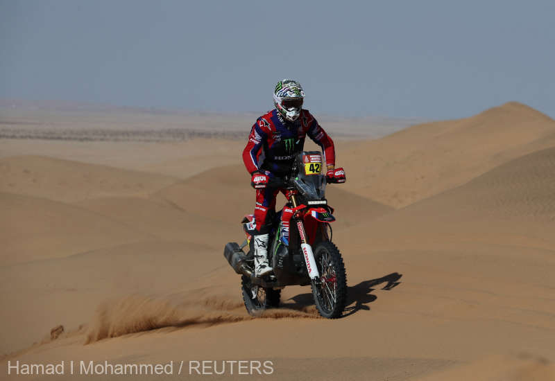 Francezul Adrien Van Beveren a câştigat etapa a 9-a a Raliului Dakar 2024 Mani Gyenes, locul 32