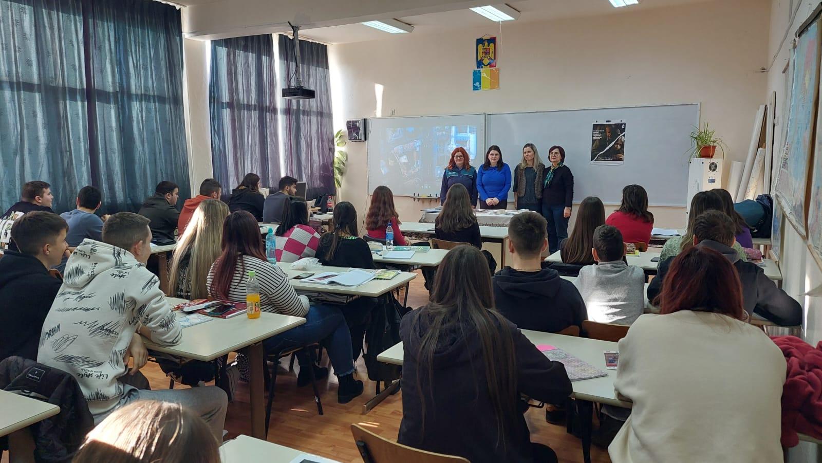 Activități ale polițiștilor sătmăreni pentru combaterea traficului de persoane