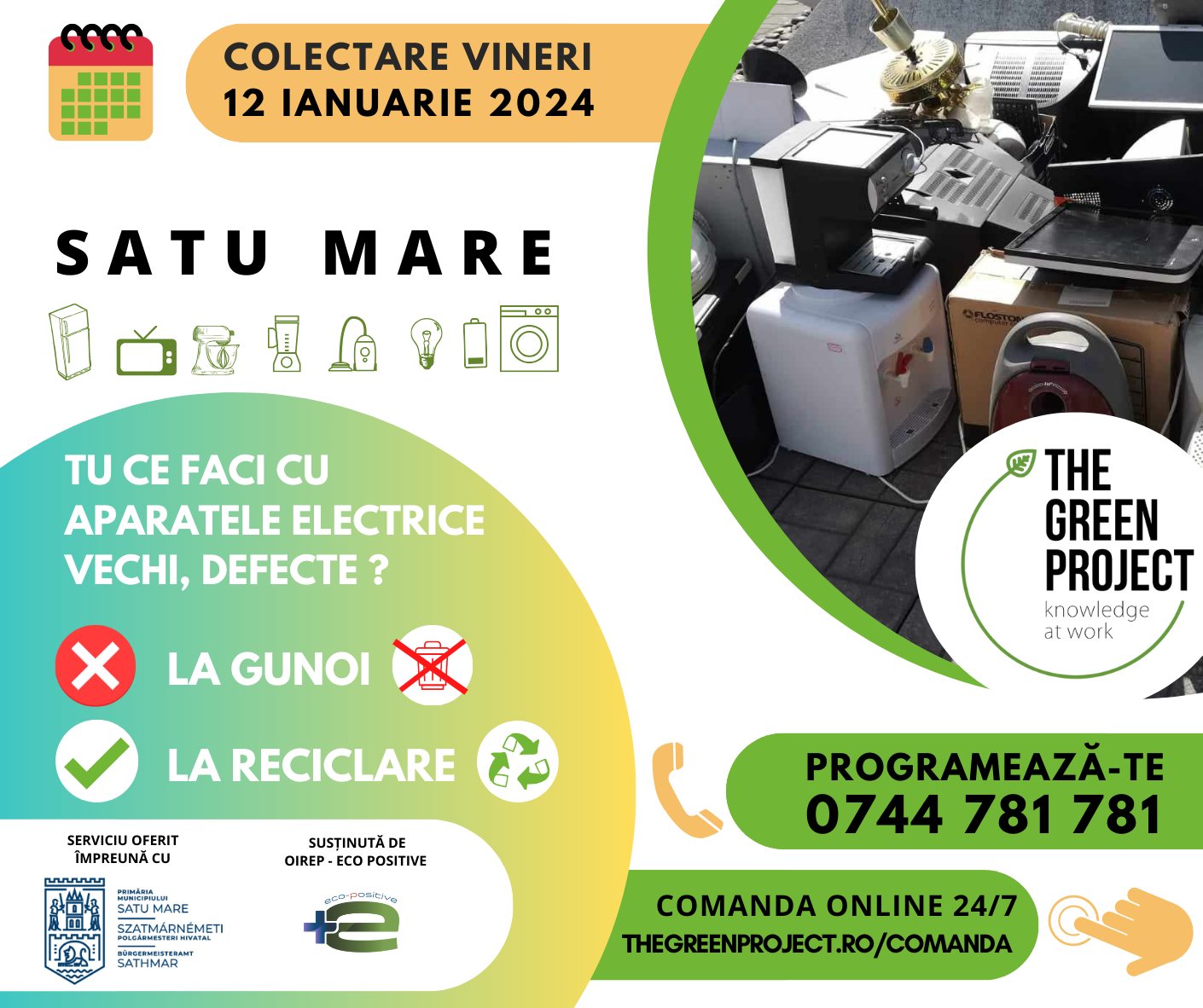 Acțiunile de colectare a deșeurilor electrice și electronice continuă