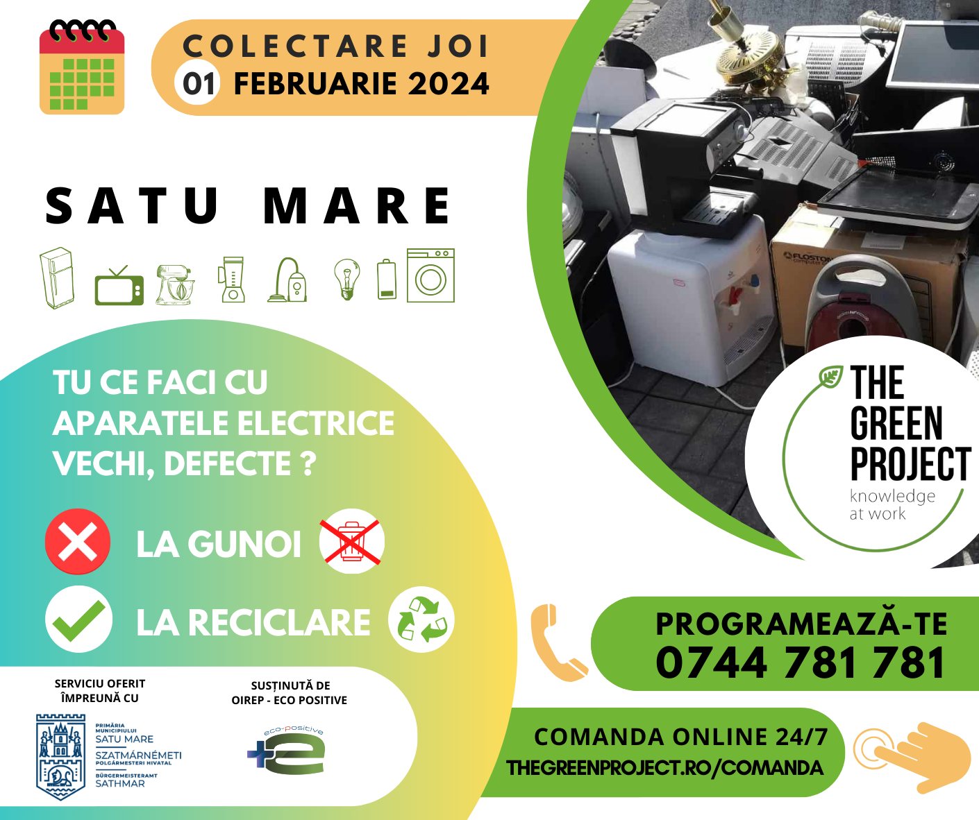 Colectare deșeuri electrice la Satu Mare