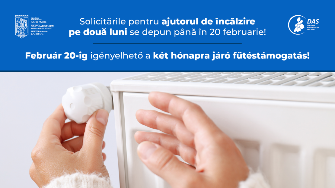 Sătmărenii pot solicita încă ajutorul la încălzirea locuinței pentru două luni din sezonul rece