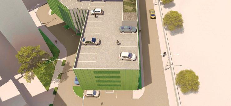 A fost semnat contractul pentru parcarea multietajată de pe strada Decebal