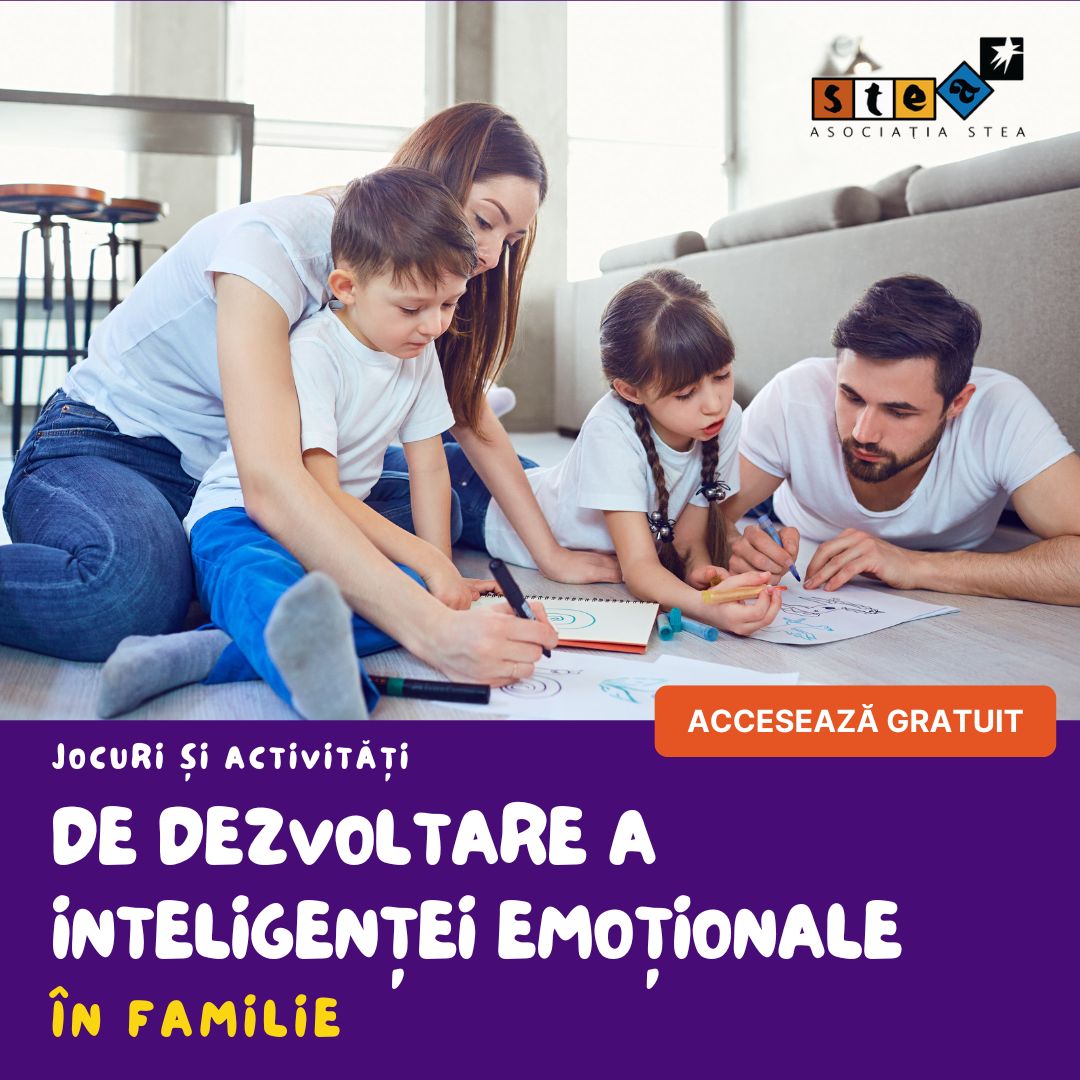 "Culorile emoțiilor - Retrospectiva săptămânii familiei noastre", activitate implementată de Asociația Stea