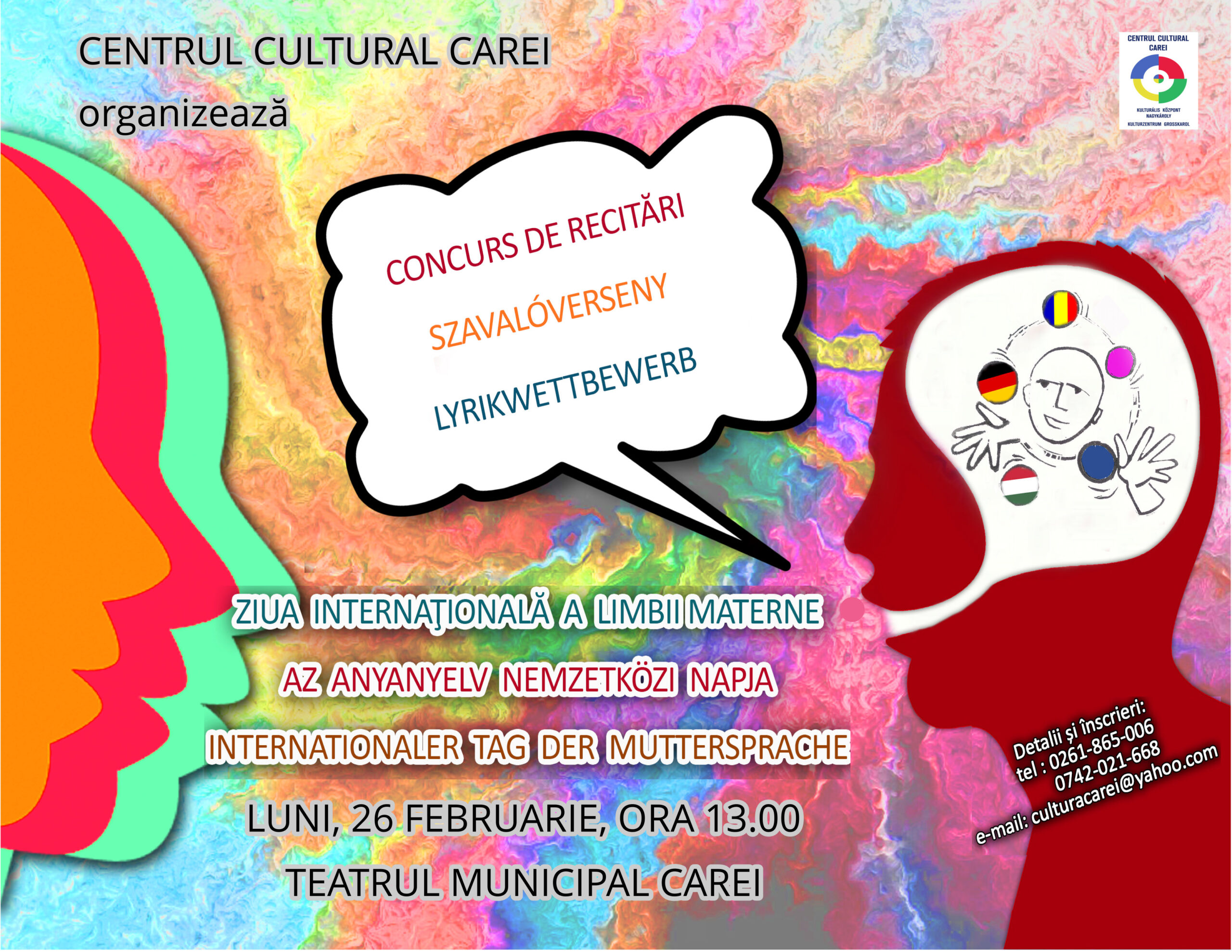 Concurs de recitări cu ocazia Zilei Limbii Materne 2024