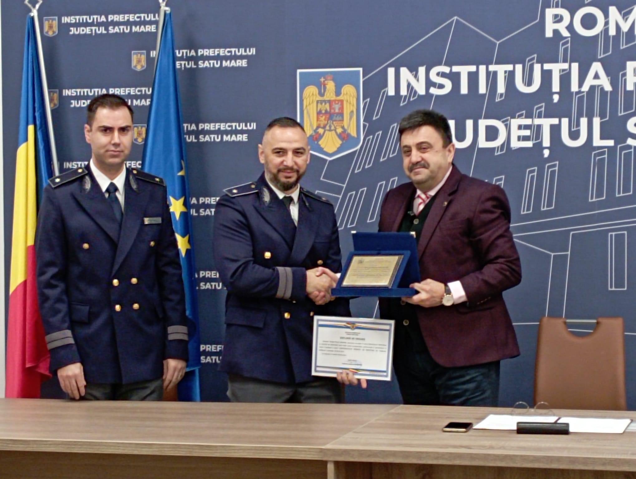 Performanța sportivă apreciată de prefectul Radu Roca