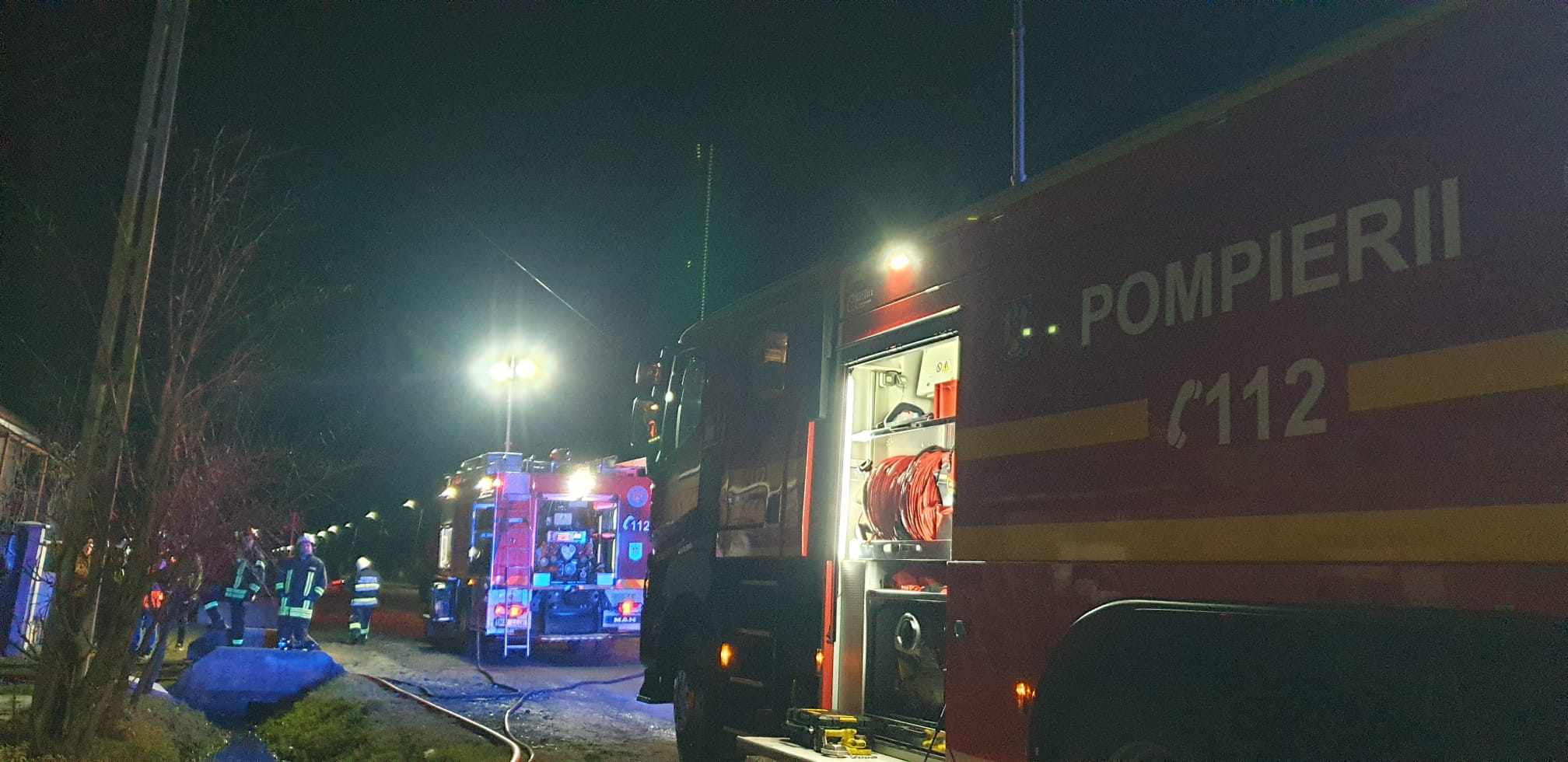 Incendiu la o casa de locuit din Culciu Mic