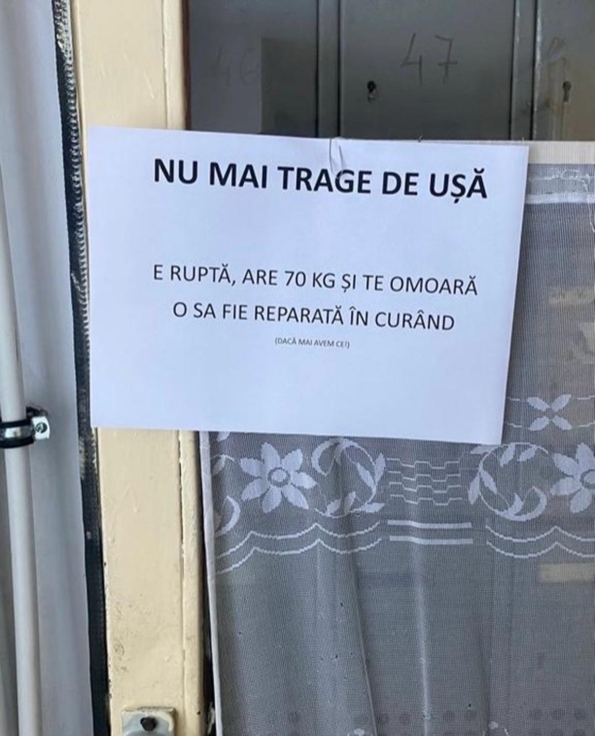 Aveți grijă că vă omoară!