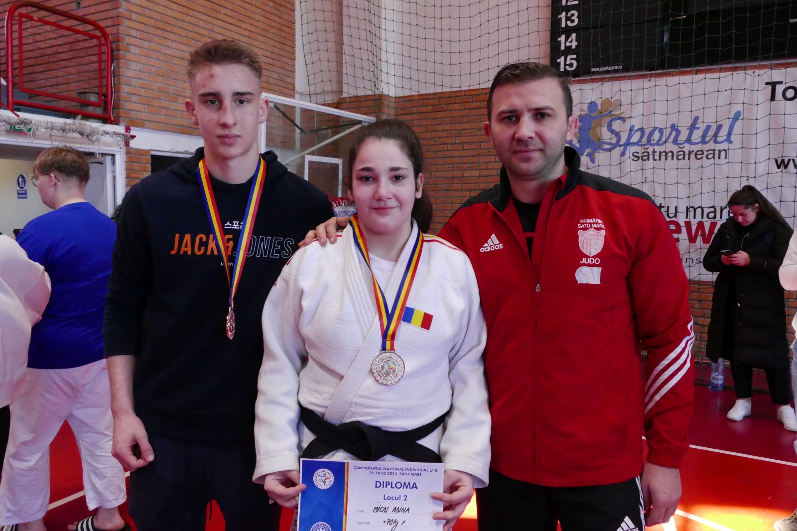 Judo. Medalii pentru sătmărenii Adina Micaș și Dragoș Polgar la Naționalele U18