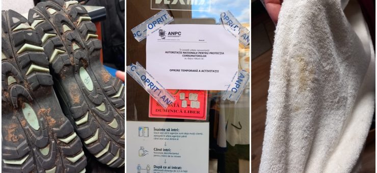 FOTOGALERIE. Protecția Consumatorilor a închis magazine pe bandă rulantă. Erau pericol public