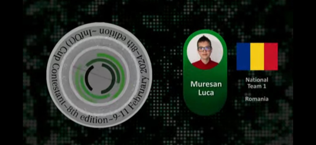 Performanță. Luca Mureșan medalia de argint la concursul internațional de programare INFO (1) CUP