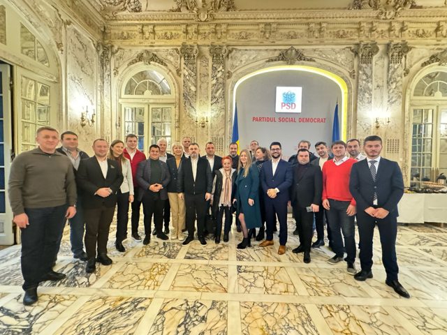 Strategii eficiente. Întâlnire de lucru a structurii PSD Diaspora la sediul central al partidului din București