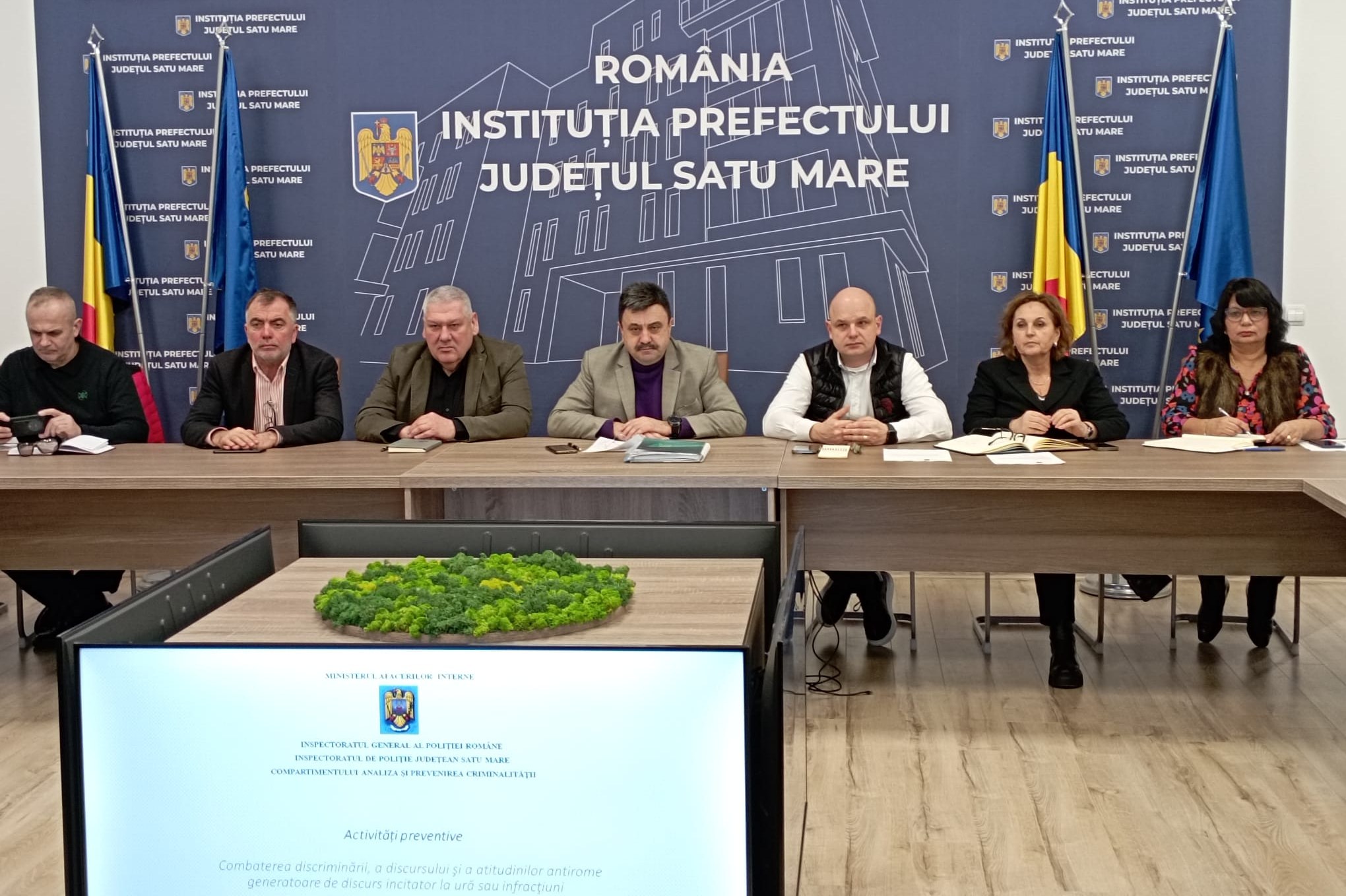 Întâlnirea Grupului de Lucru Mixt, la Instituția Prefectului județul Satu Mare