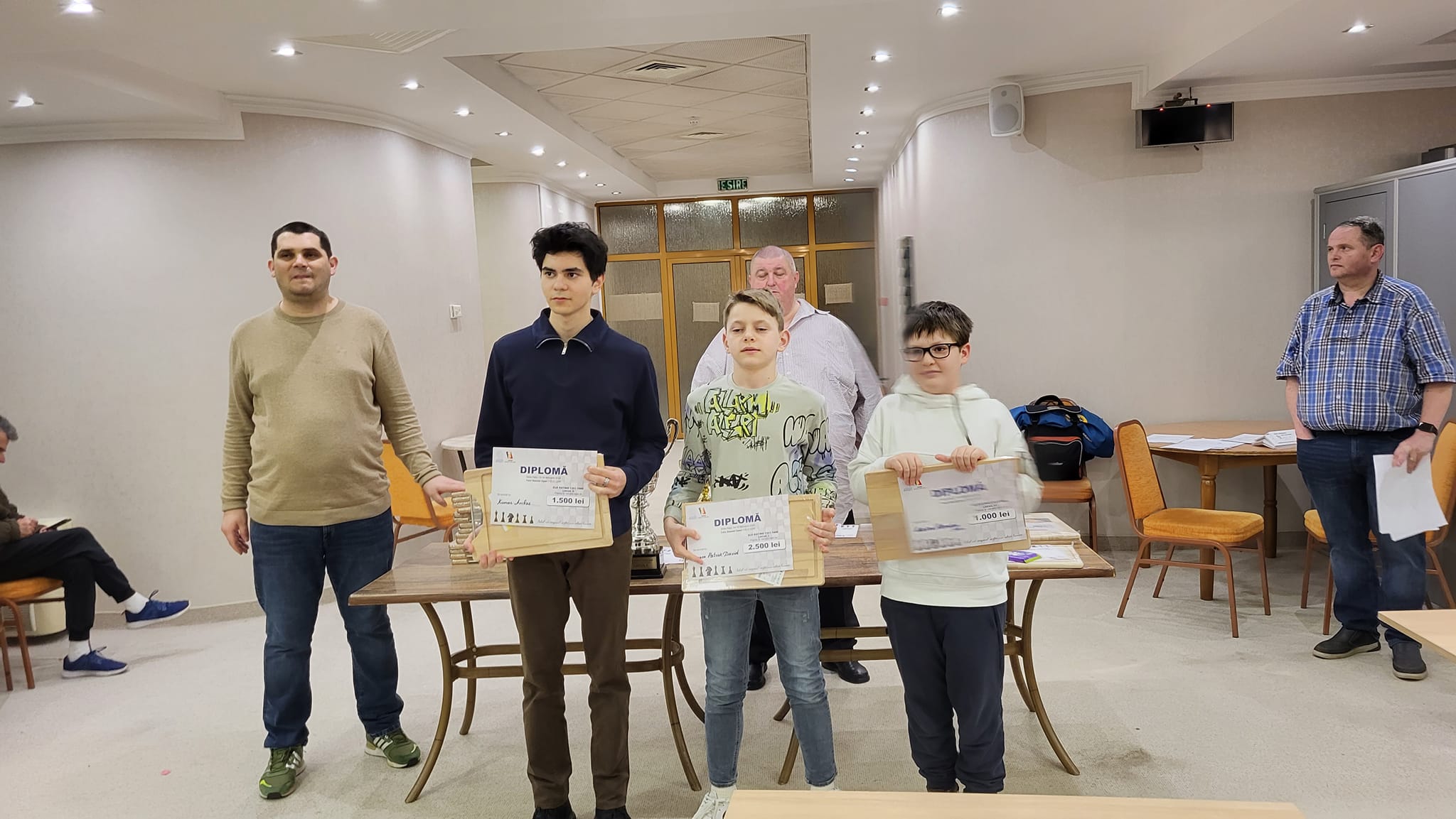 Alex Maier, locul 3 Elo 1300-1600  la Open Felix Sasomi