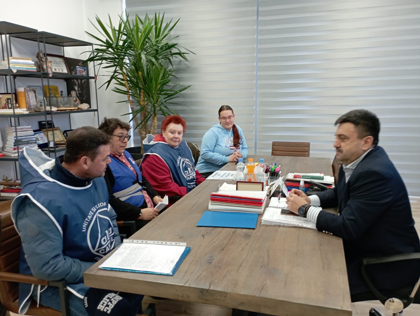 Întâlnire cu reprezentanții Sindicatului Asistenților Personali ,Maternali și Sociali din județul Satu Mare