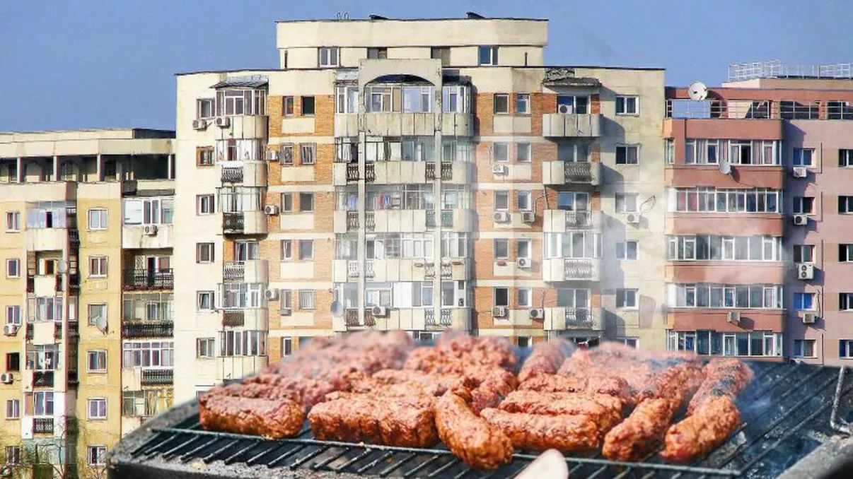 Ce amenzi riscăm dacă  ”punem” de-un  grătar pe balcon sau în fața blocului