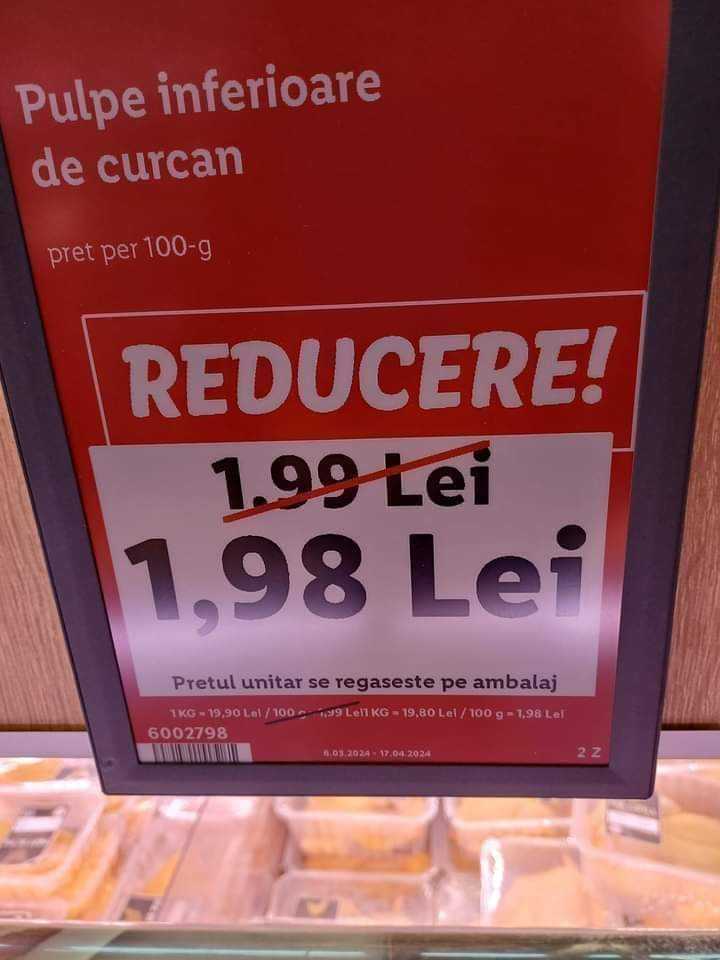Reducere înșelătoare!!!