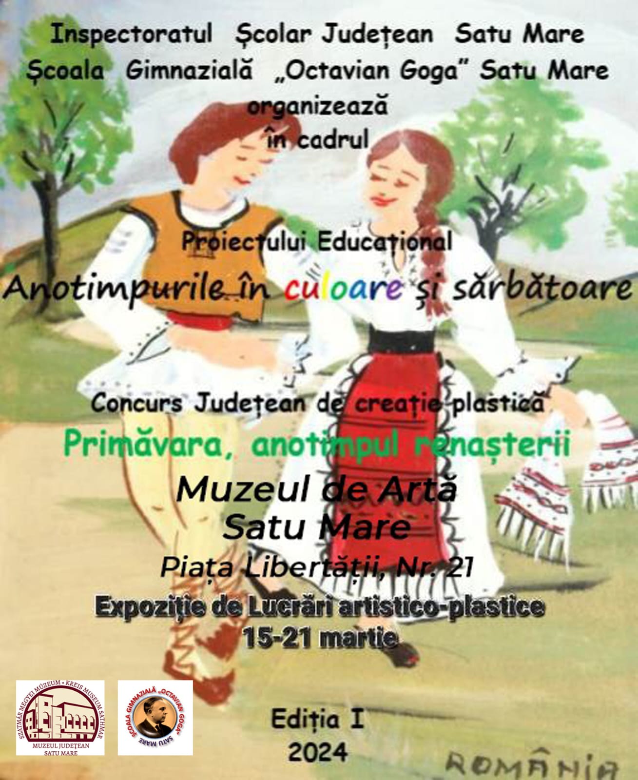 Lucrările a peste 300 de copii, expuse la Muzeul de Artă Satu Mare