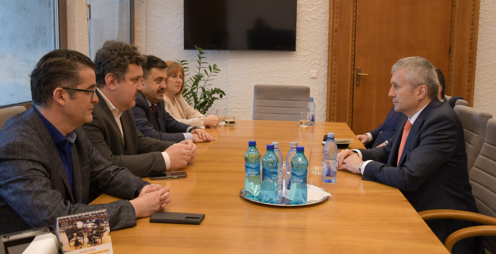 Întâlnire la Satu Mare cu ambasadorul României în Ungaria