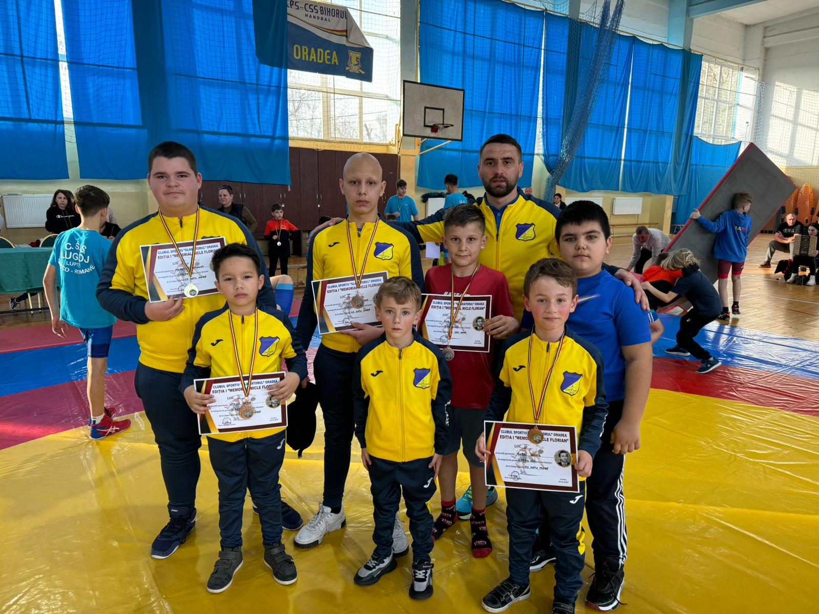 Luptătorii sătmăreni pe podium la prima ediție  a Memorialului ”Micle Florian” Oradea