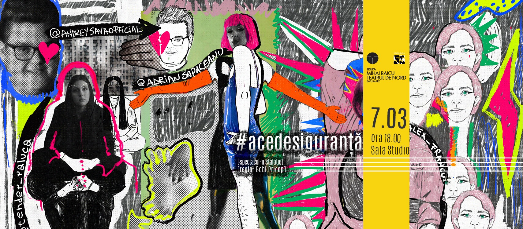 Trei spectacole dinamice și antrenante, în Sala Studio