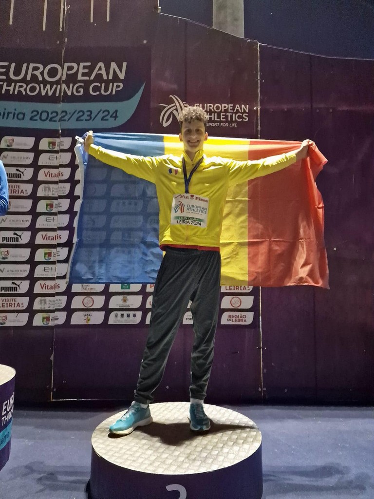 Careianul Vlad Turcu, bronz la Cupa Europeană de Aruncări  cu record personal!