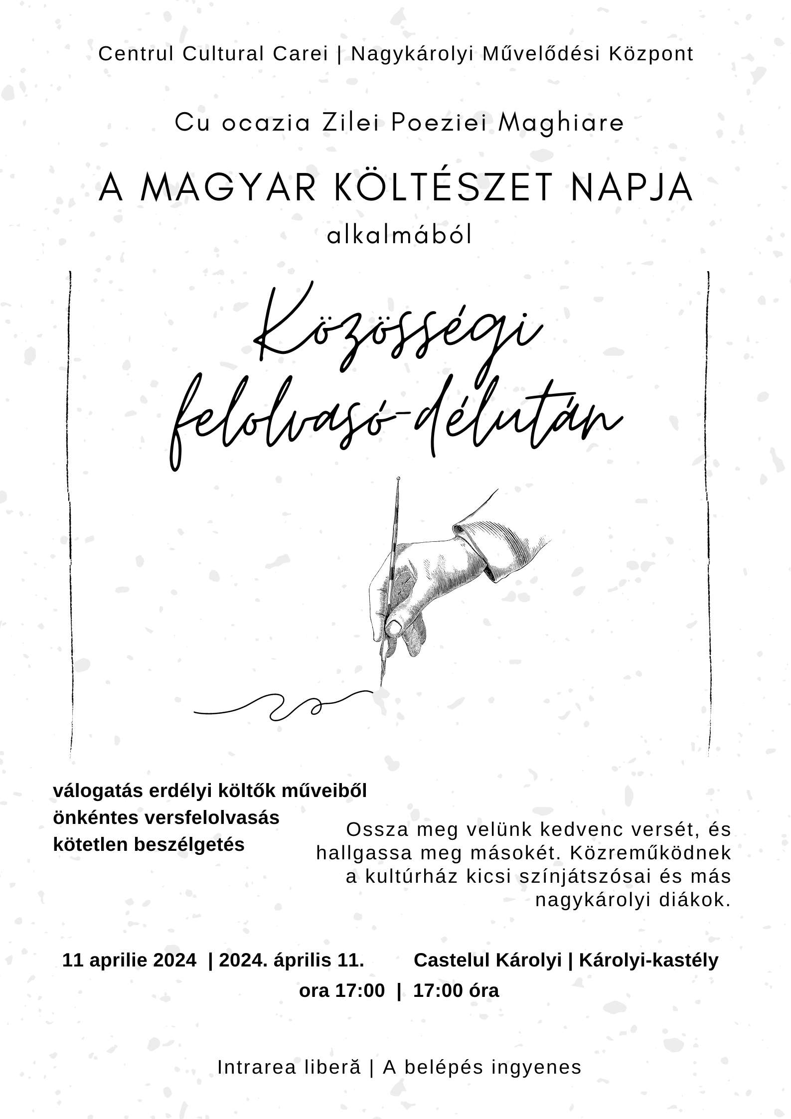 Ziua Liricii Maghiare la Castelului Karolyi