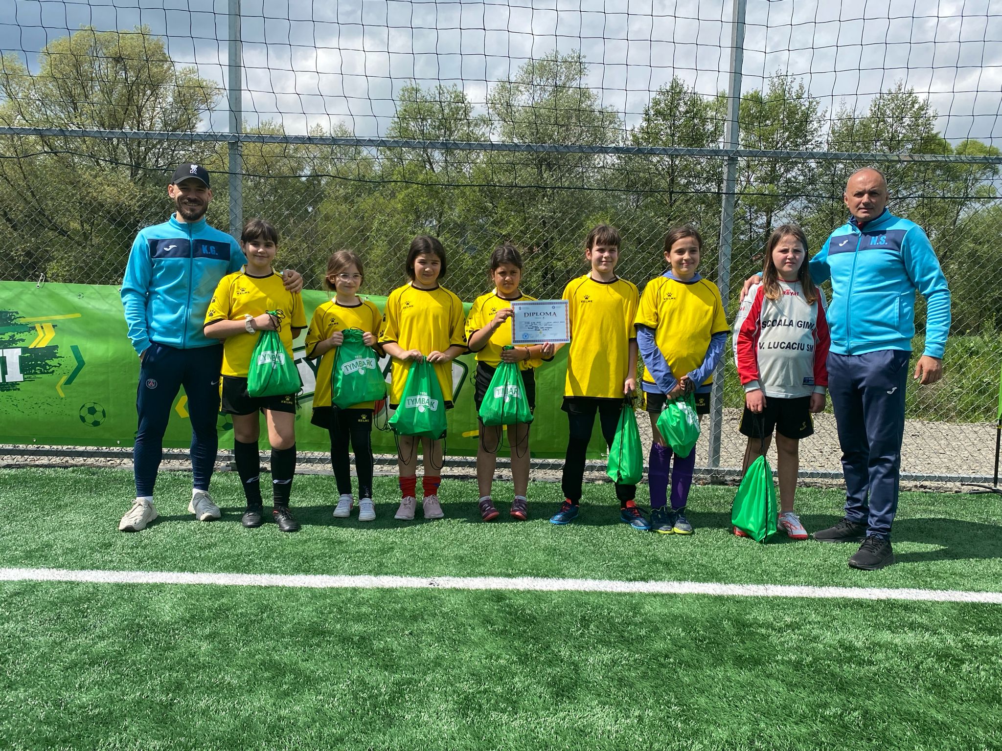 Bronz la turneul zonal pentru echipa de fete de la Școala Gimnazială Dr. Vasile Lucaciu Satu Mare