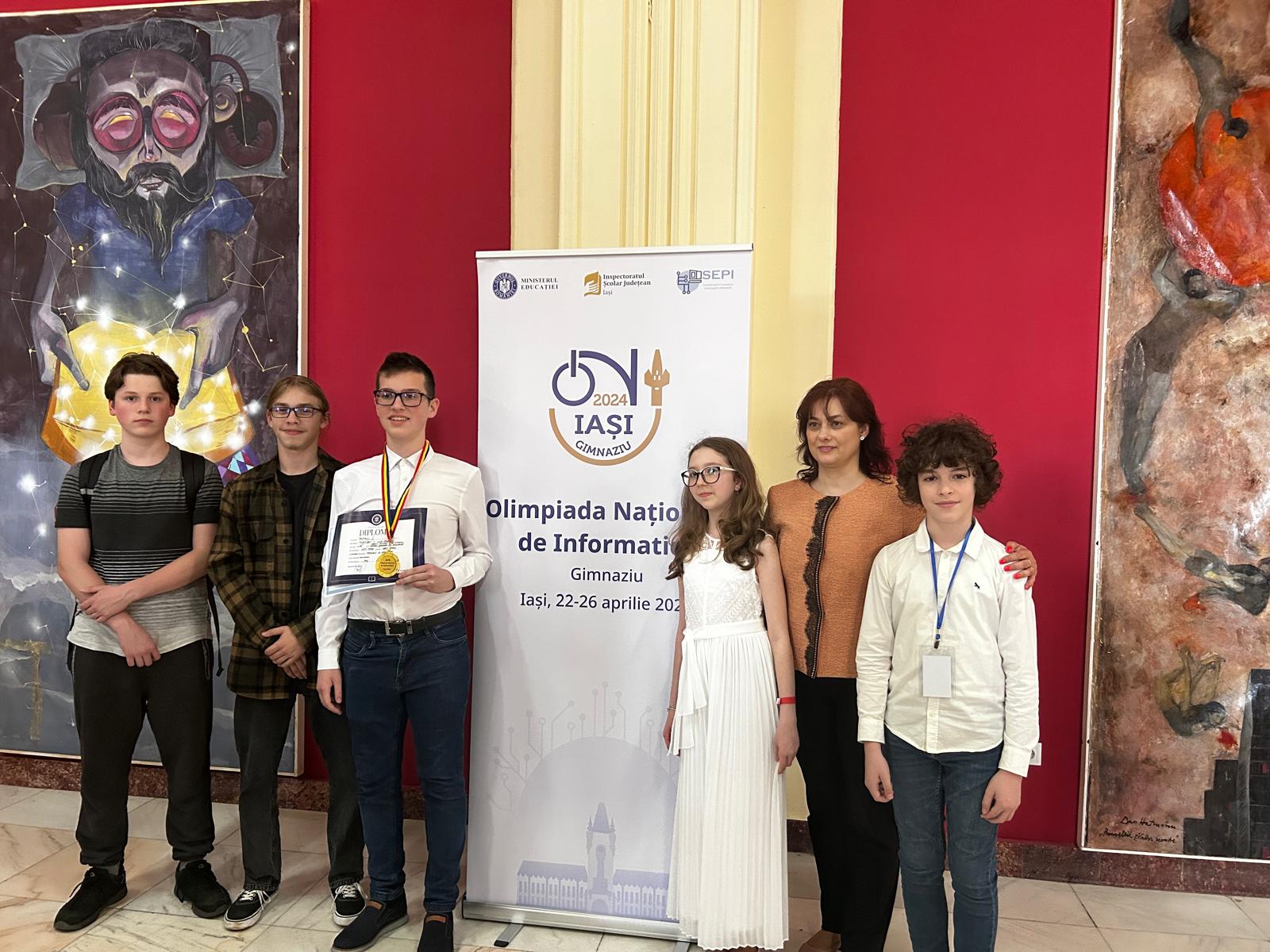 Elevii  Colegiul Național ”Mihai Eminescu” pe podium la Olimpiada Națională de Informatică