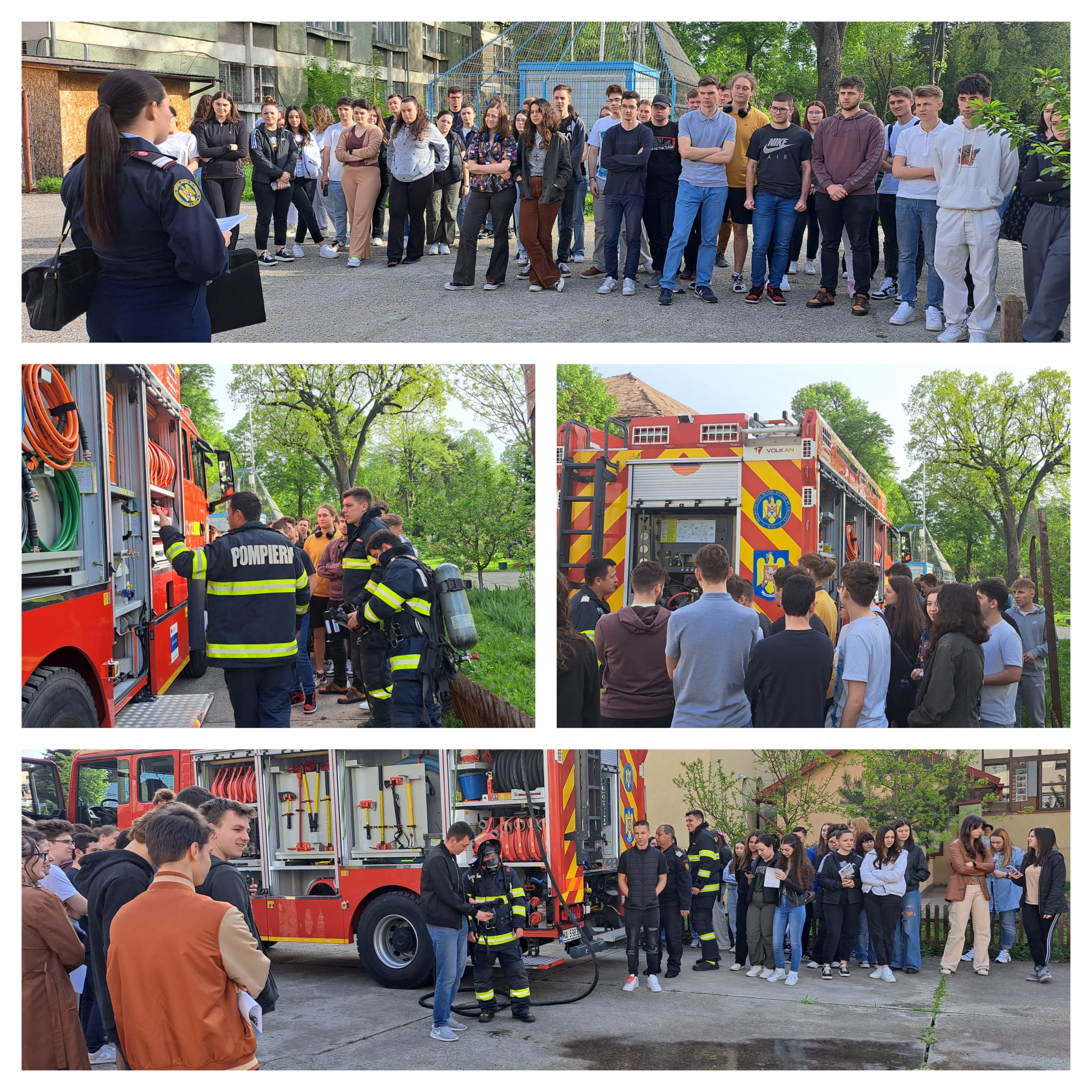 Promovarea profesiei militare şi recrutarea tinerilor pentru cariera de pompier în rândul liceenilor municipiului Satu Mare