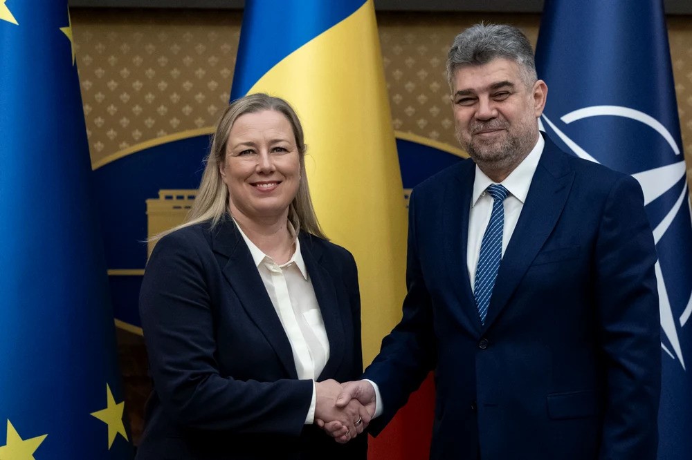 Întrevederea dintre premierul Marcel Ciolacu și comisarul european pentru Parteneriate Internaționale, Jutta Urpilainen