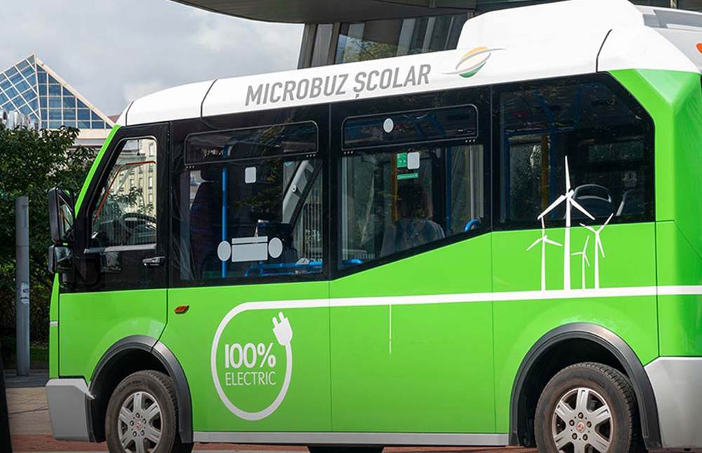 Microbuz școlar electric pentru comuna Medieșu Aurit