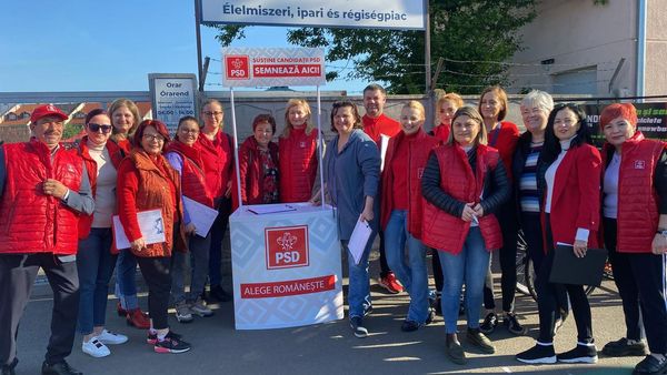OFSD Satu Mare au continuat acțiunea de strângere de semnături de susținere  pentru candidații PSD