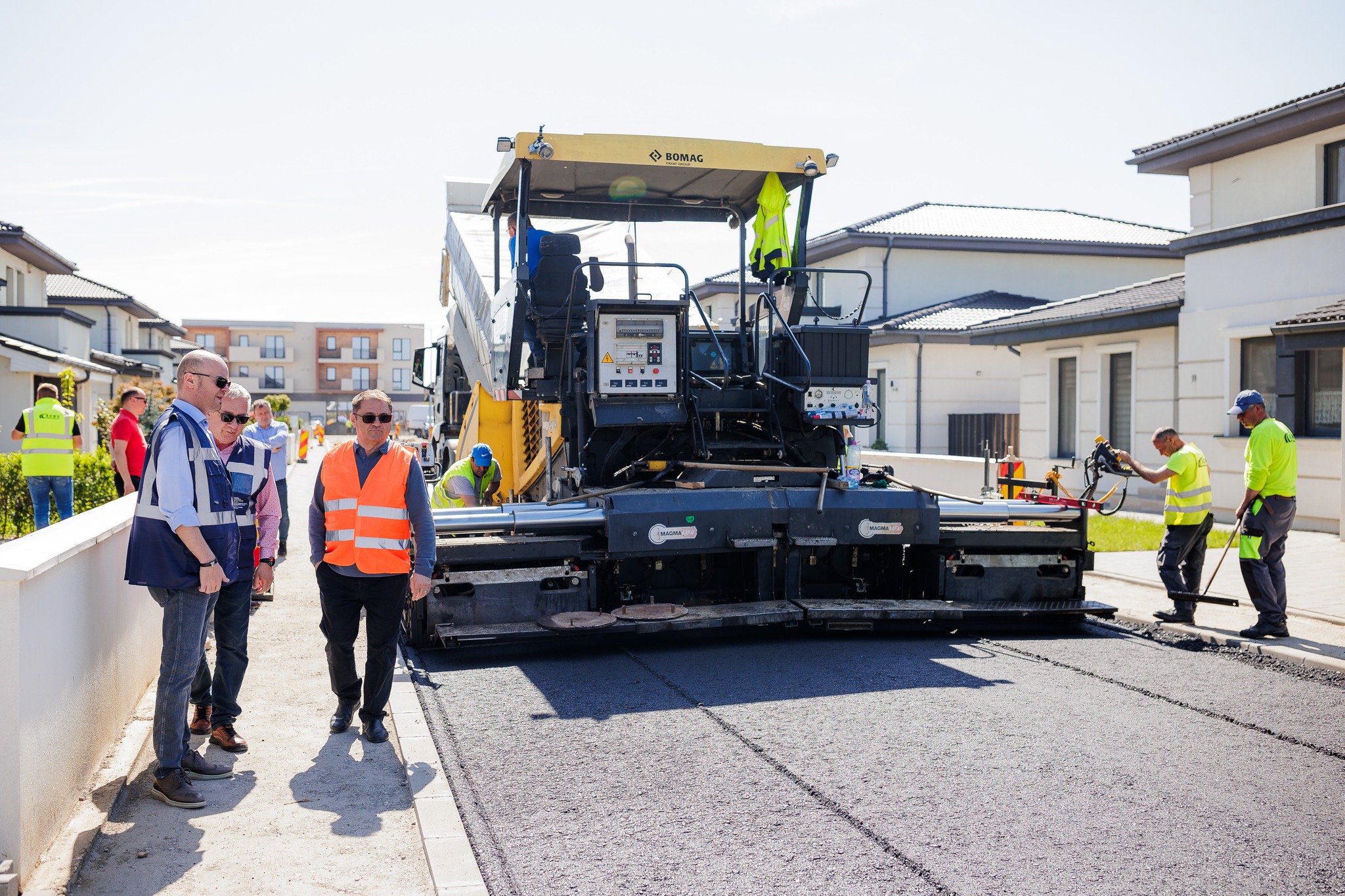 Prima stradă asfaltată prin programul Anghel Saligny la Satu Mare