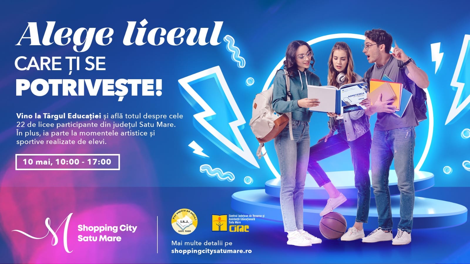 S-a deschis Târgul liceelor la Shopping City Satu Mare