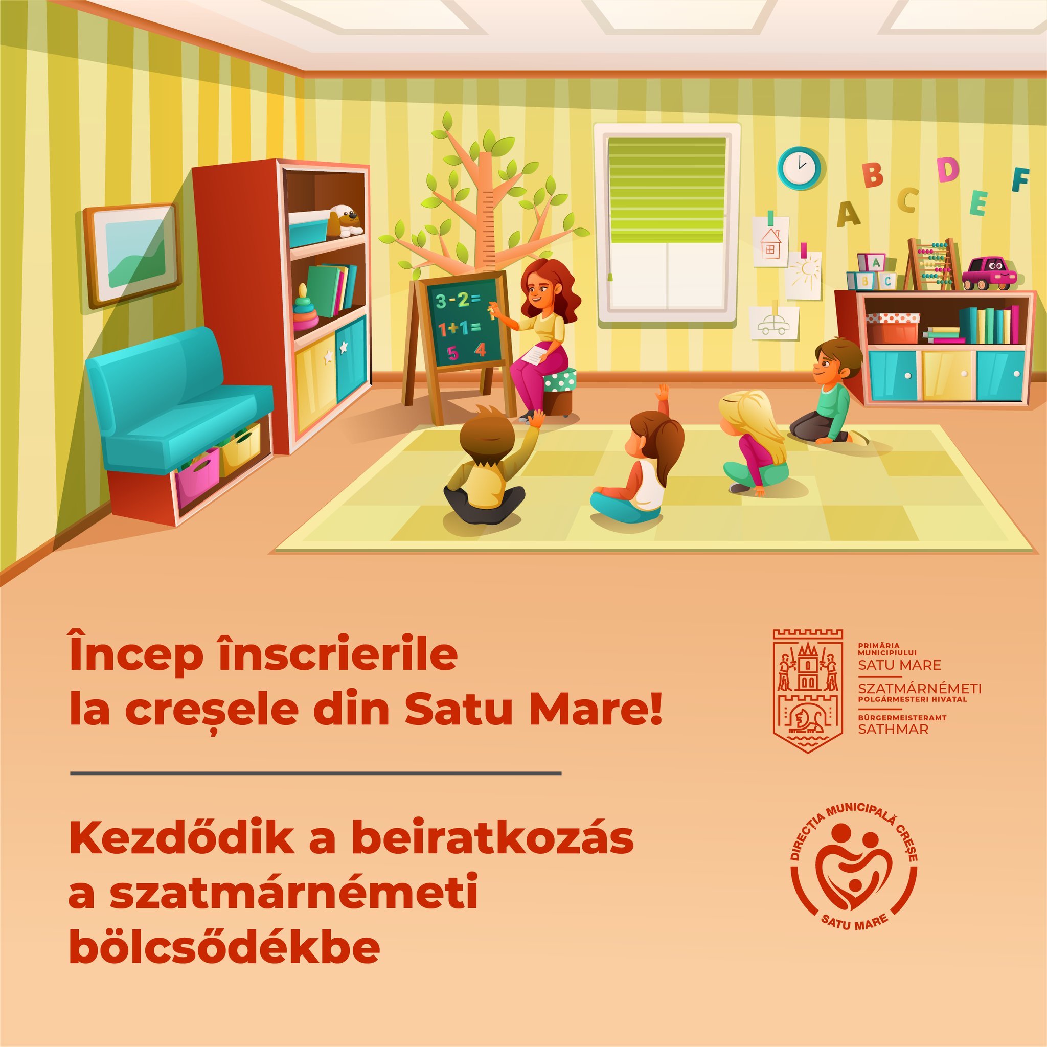 De luni 27 mai încep înscrierile la creșe! Ce trebuie să știe părinții!