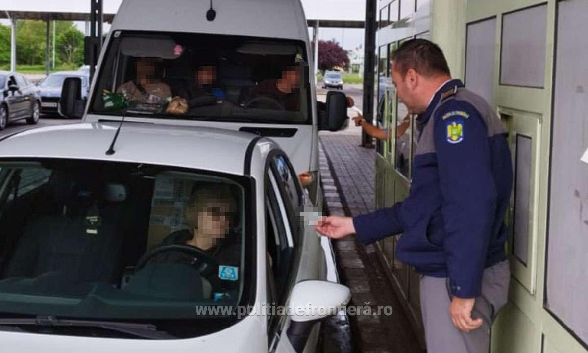 Mașină fără drept de circulație în România, oprită la frontieră