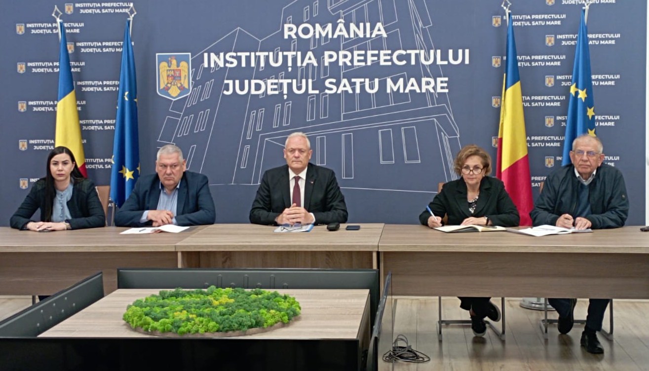 Ședința Comisiei de Dialog Social  a județului Satu Mare