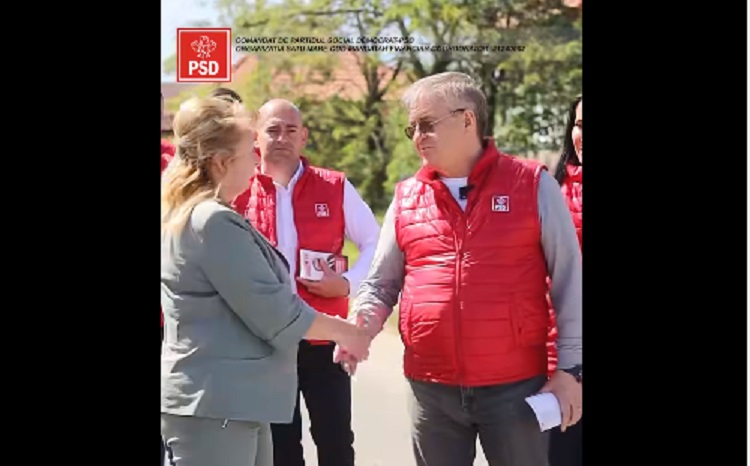 VIDEO/FOTO. Mircea Govor și primarul comunei Terebești, Mariana Avorniciții, se susțin reciproc în cursele lor electorale