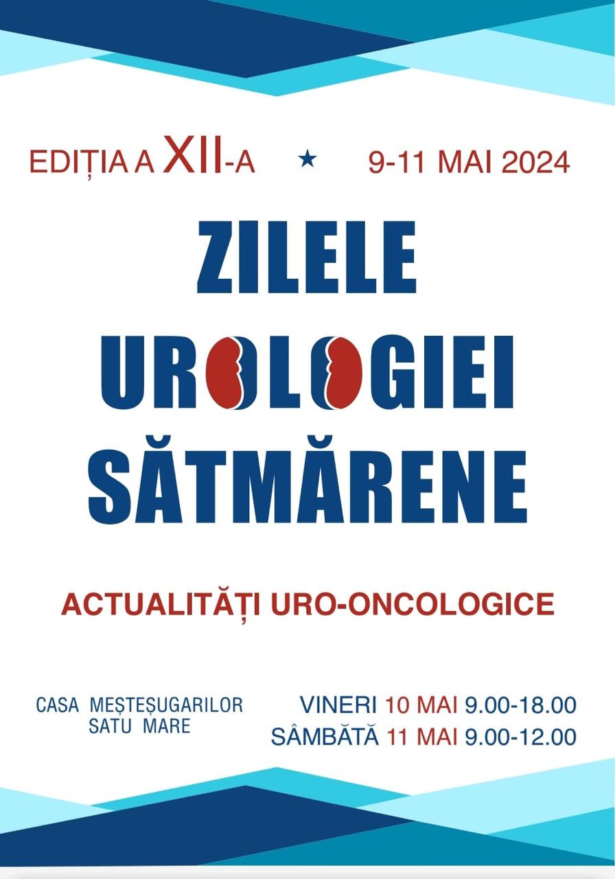 Zilele Urologiei Sătmărene, la a XII-a ediție. Patru sesiuni de comunicări ştiinţifice