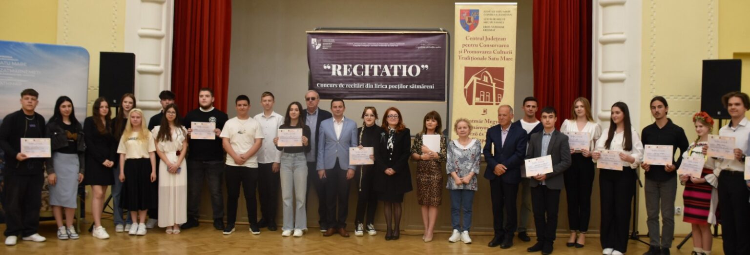 Concursul „Recitatio”, organizat de Uniunea Ziariștilor Profesioniști din România – Filiala „Anton Davidescu” Satu Mare – un eveniment unicat