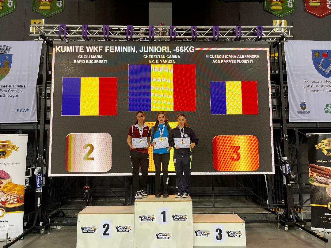 Yakuza, pe podium la Naționalele de karate de la Sfântu Gheorghe