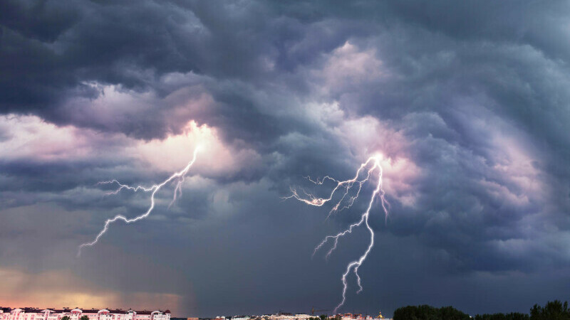 AVERTIZARE METEOROLOGICĂ  COD PORTOCALIU DE FURTUNĂ , ÎN JUDEȚ